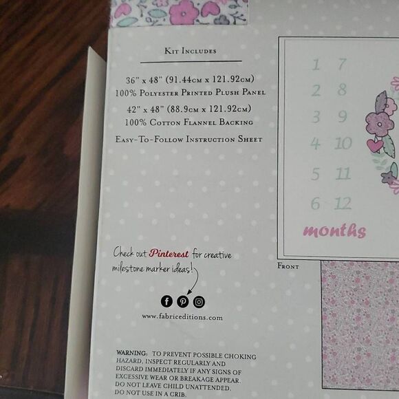 NEW WITH TAGS
BABY MILESTONE MAT KIT - Picture 8 of 11